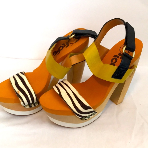 Flogg Platform leopard print sandals - Picture 2 of 5